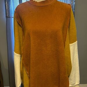 Gilded Intent Warm Tones Crew Neck Sweater